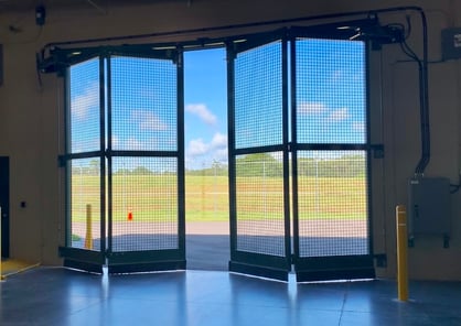modern jail facility sally port