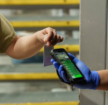 Mobile Command XR Scanning ID Card