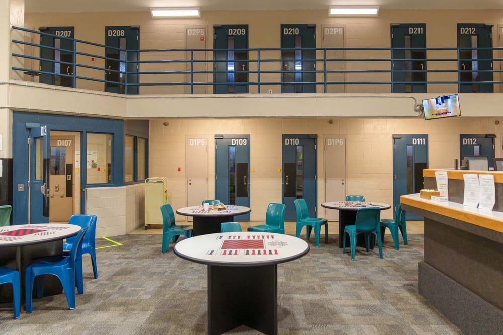 county jail layout interior