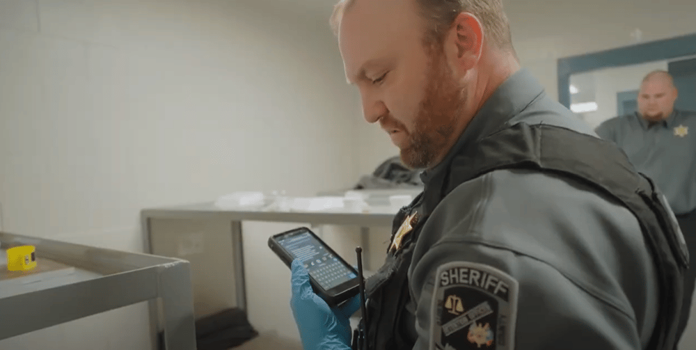 Correctional Officer Using SPARTAN