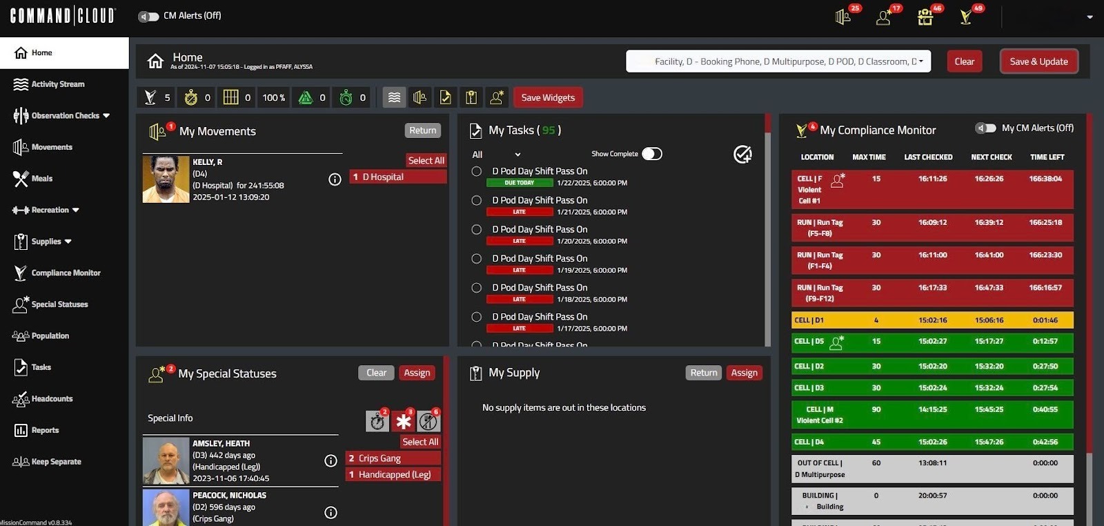Mission Command Dashboard