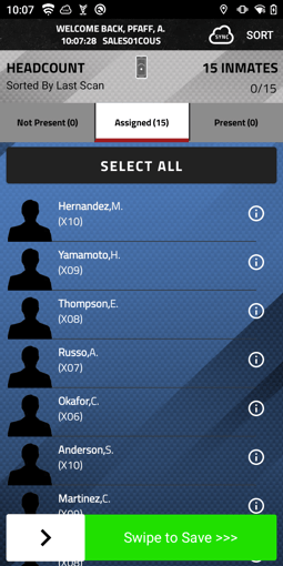 Mobile Command  XR Headcount