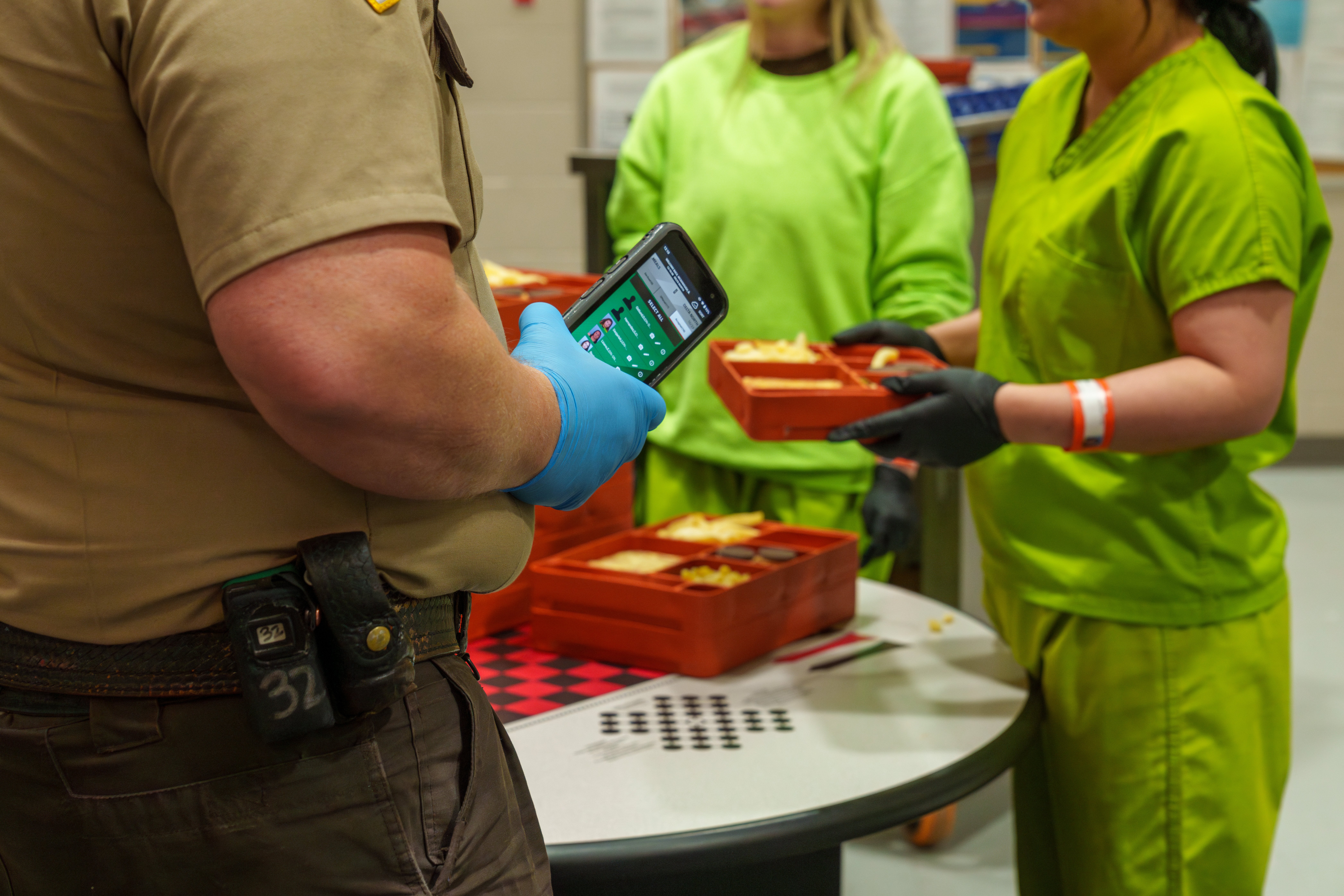 What Happens if an Inmate Tries to Get More Than One Meal at a Time?