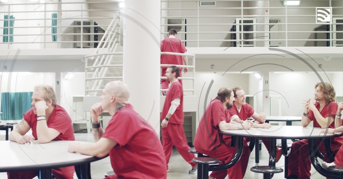 inmates in pod